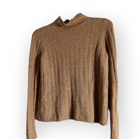 Madewell Mock Turtleneck Sweater Size S Alpaca Blend - Picture 1 of 3